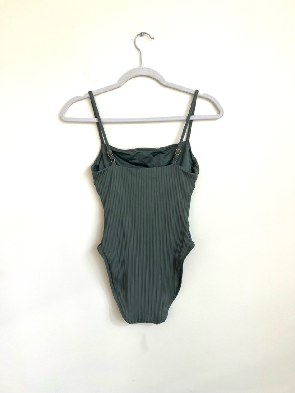 Vitamin A Jenna One Piece Swimsuit in Sea Green EcoRib - Picture 15 of 15
